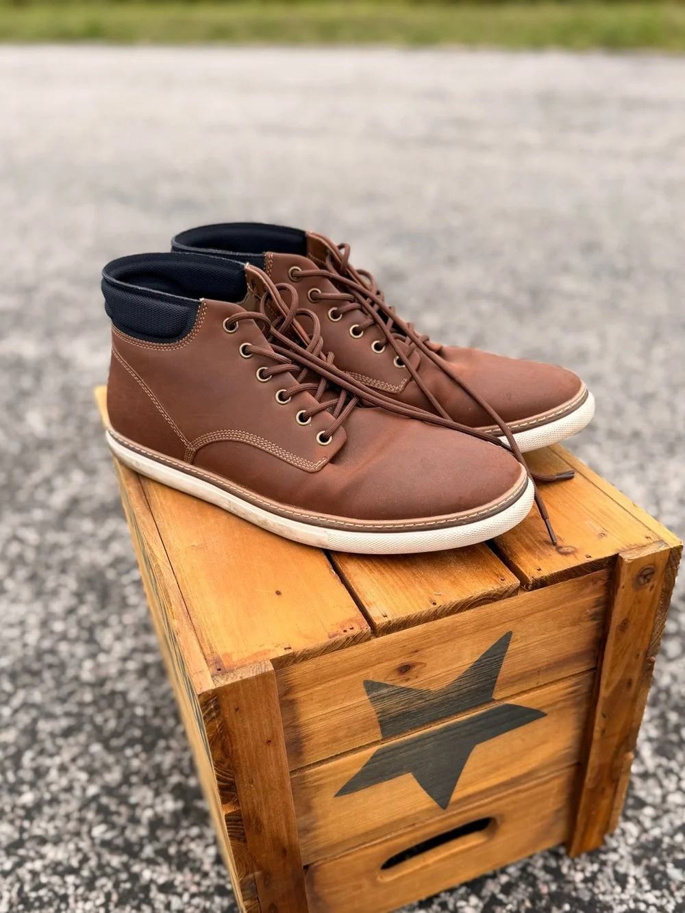 Seven 91 Men's Casual High-Top Chukka Boot